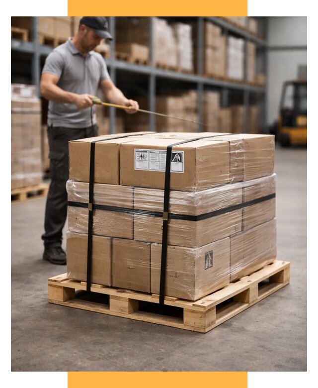 Упаковка и паллетирование грузов от 3635 р. | СетСервис-Блг