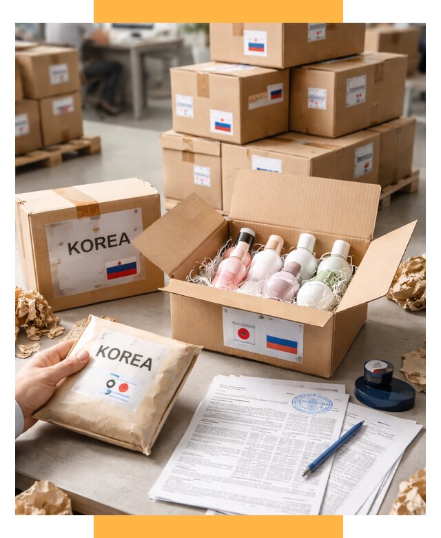 Доставка косметики из Кореи от 8829 р. под ключ | СетСервис-Блг
