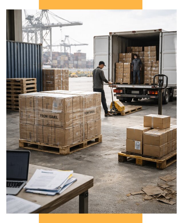 Доставка грузов из Израиля от 15581 р., логистика от СетСервис-Блг