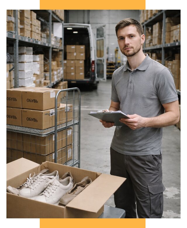 Доставка обуви из Китая и Турции от 4674 р. СетСервис-Блг