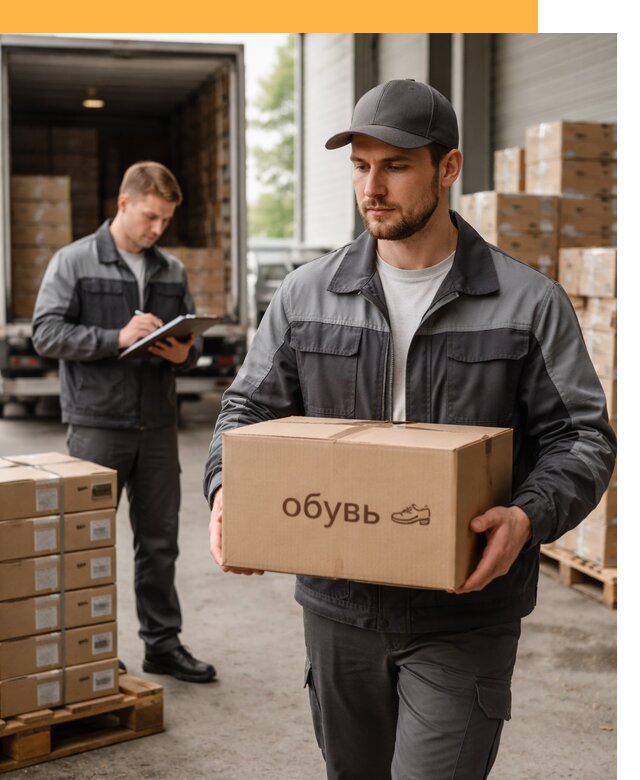 Международная перевозка обуви с таможенным оформлением от 4674