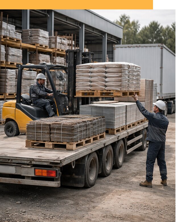 Перевозка строительных материалов по миру от 5713 руб