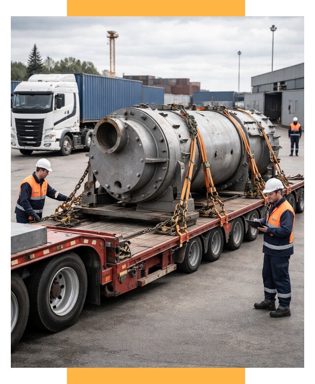 Перевозка тяжеловесных грузов под ключ от 155805 р. | СетСервис-Блг