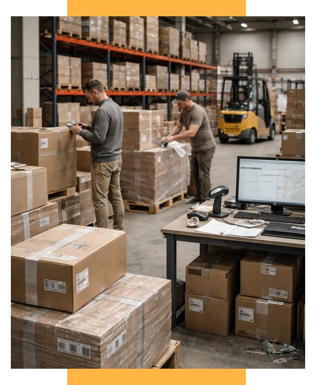 Склад консолидации в Европе от 6752 р., услуги СетСервис-Блг